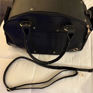 Elegant Black Pet carrier Bag